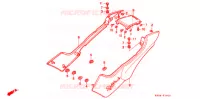 COUVERCLES LATERAUX pour Honda CB 250 NIGHTHAWK 1993