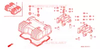 COUVRE CULASSE pour Honda CB 250 NIGHTHAWK 1993