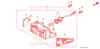 FEU ARRIERE pour Honda CB 250 NIGHTHAWK 1993