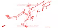 PEDALE pour Honda CB 250 NIGHTHAWK 1993