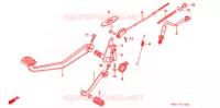 PEDALE pour Honda CB 250 NIGHTHAWK 1994