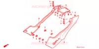 COUVERCLES LATERAUX pour Honda CB 250 NIGHTHAWK 1999