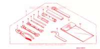 OUTIL pour Honda CB 250 NIGHTHAWK 1999