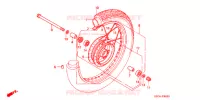 ROUE AVANT pour Honda CB 250 NIGHTHAWK 1999
