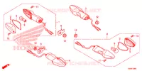 CLIGNOTANT pour Honda CB 300 F 2016
