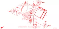 BATTERIE pour Honda CB 300 POLICE ABS 3DK 2015