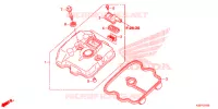 COUVRE CULASSE pour Honda CB 300 POLICE ABS 3DK 2015