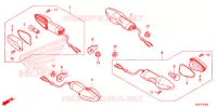 CLIGNOTANT pour Honda CB 300 POLICE ABS 4DK 2015