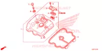 COUVRE CULASSE pour Honda CB 300 POLICE ABS 4DK 2015