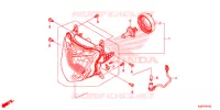 PHARE pour Honda CB 300 POLICE ABS 4DK 2015