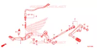 PEDALE pour Honda CB 300 POLICE ABS 6DK 2015