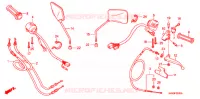 LEVIER DE GUIDON   CABLE   COMMODO pour Honda CB 300 R ABS 2012