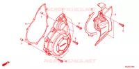 CARTER D'ALLUMAGE pour Honda CB 400 F ABS WHITE 2013