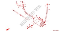 SYSTÈME DE RECYCLAGE DES GAZ (AC) pour Honda CB 400 F CB1 1989