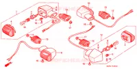 CLIGNOTANT pour Honda CB 400 F CB1 1989