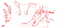 COMMODOS   POIGNEES pour Honda CB 400 F CB1 1989