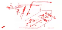 PEDALE pour Honda CB 400 F CB1 1989