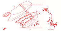 SELLE pour Honda CB 400 F CB1 1989