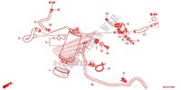 SYSTÈME DE RECYCLAGE DES GAZ pour Honda CB 500 F WHITE 2013