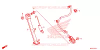 BEQUILLE pour Honda CB 500 F 2015