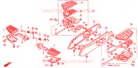 REPOSE PIED (GL1500A) pour Honda GL 1500 GOLD WING ASPENCADE 1996