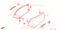 COUVERCLES LATERAUX pour Honda GL 1500 GOLD WING ASPENCADE 2000