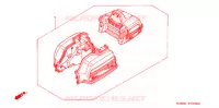 VALISES   TOP CASE (ENS.) pour Honda GL 1500 GOLD WING ASPENCADE 2000