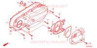 COUVERCLE GAUCHE pour Honda SH MODE 125 2015