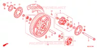 ROUE ARRIERE (MOULURE) pour Honda CB 1100 ABS 2016
