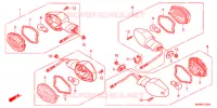 CLIGNOTANT pour Honda CB 1300 SUPER FOUR ABS EP SE BLACK 2016
