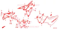 COUVERCLES LATERAUX pour Honda CB 1300 SUPER FOUR ABS EP 2017