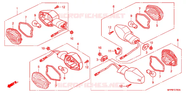 CLIGNOTANT Honda MOTO 1300 CB 2016  CB1300AG