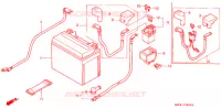 BATTERIE pour Honda CBR 1100 SUPER BLACKBIRD 2002