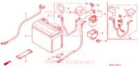 BATTERIE pour Honda CBR 1100 SUPER BLACKBIRD 2000