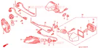 CLIGNOTANT pour Honda CBR 1100 SUPER BLACKBIRD 2000