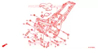 CADRE pour Honda CBR 250 R ABS TRICOLORE 2011