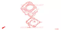 CYLINDRE pour Honda CBR 250 R ABS TRICOLORE 2011
