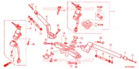 GUIDON   TE DE FOURCHE pour Honda CBR 250 R ABS TRICOLORE 2011