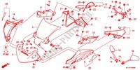 TETE DE FOURCHE pour Honda CBR 250 R ABS TRICOLORE 2011
