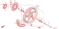 ROUE AVANT pour Honda CBR 250 R ABS RED 2011