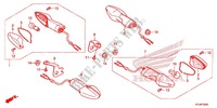 CLIGNOTANT pour Honda CBR 250 R ABS TRICOLOR 2012