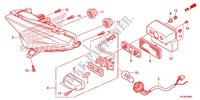 FEU ARRIERE pour Honda CBR 250 R ABS TRICOLOR 2012