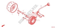 ALTERNATEUR pour Honda CBR 250 R ABS RED 2012