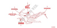 T (AC,CM,2AC,2CM) pour Honda CBR 250 R ABS RED 2012