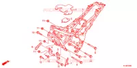 CADRE pour Honda CBR 250 R ABS WHITE 2014