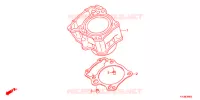 CYLINDRE pour Honda CBR 250 R ABS WHITE 2014