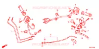 LEVIER DE GUIDON   CABLE   COMMODO pour Honda CBR 250 R ABS SE REPSOL 2015