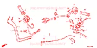 LEVIER DE GUIDON   CABLE   COMMODO pour Honda CBR 250 R ABS 2017