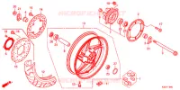 ROUE ARRIERE pour Honda CBR 250 R ABS 2017