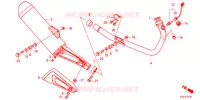 SILENCIEUX D'ECHAPPEMENT pour Honda CBR 250 R ABS 2017